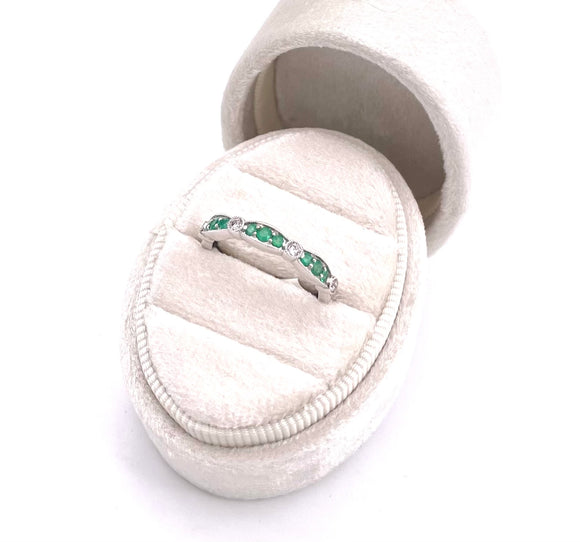 Emerald and Diamond Band C05009-2611W