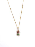 Watermelon Tourmaline Necklace F368PH20C250073C