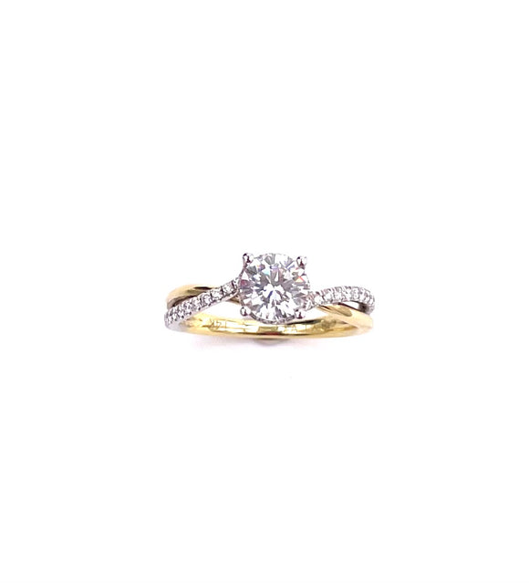 Sylvie Engagement Ring in Yellow Gold A819S1844-26A4T