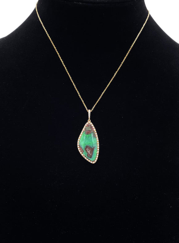 PeJay Creations Gem Silica Necklace F070OKPE19436/14Y