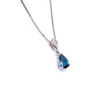 London Blue Topaz Necklace F314STP203ck