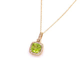 Peridot Necklace in Yellow Gold F330B433229
