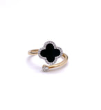 Black Onyx Ring Yellow Gold C314R2004ON