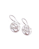 Jorge Revilla Sterling Ribbon Collection Earrings F351PE120-7753/M