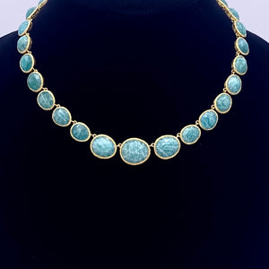 Jorge Revilla Shade Collection Amazonite Necklace F351CL-129-005AZO