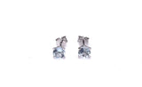 Aquamarine Stud Earrings F330B431682