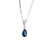London Blue Topaz Necklace F314STP203ck