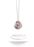 Jorge Revilla Spain Silver Morning Collection Necklace F351CL129-38/T