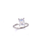 Sylvie Emerald Cut Engagement Ring A819S2498