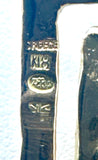 Brutalist Greek Key Design Brooch