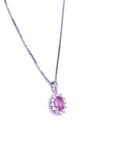 Pink Sapphire Necklace F093UP1974-9