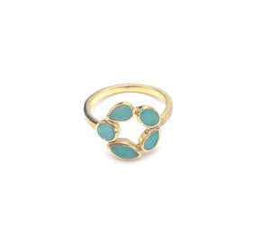 Jorge Revilla Morning Collection Amazonite Ring C351A129-013AZ014