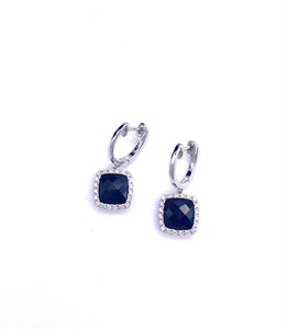 Black Onyx Dangle Earrings F070E1587/ONX