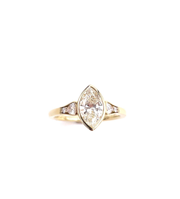 Sylvie Natural Marquise Diamond Engagement Ring A819S2615-02SA