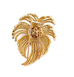 Estate Van Cleef Arpels France Diamond and Sapphire Brooch