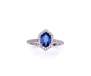 Blue Sapphire Ring C368RCC245S11W