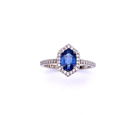 Blue Sapphire Ring C368RCC245S11W