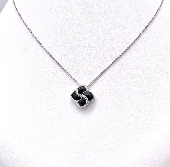 Black Onyx Necklace F314TN0208ON