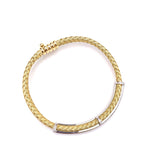 Simon G Braided Gold and Diamond Bracelet A84609135