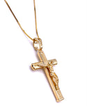 Yellow Gold Crucifix F312LF869