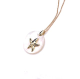Mother of Pearl Starfish Necklace A317ZP1212