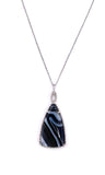 PeJay Creations Tuxedo Agate Necklace F070OKPE155-84