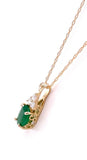 Emerald Necklace in Yellow Gold F330B440302