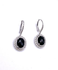 Black Onyx Dangle Earrings F401E03281-BLOX