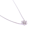 Zeghani Diamond Flower Pendant Necklace A317ZP829