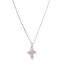 Zeghani White Gold Diamond Cross A317ZP464