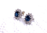 Estate Sapphire Earrings