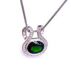 Estate Green Tourmaline Necklace