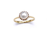 Pearl Ring in Yellow Gold C223R8486PRL