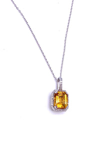 Citrine Necklace F330B381369