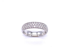 Coast Diamond Triple Row Diamond Band in White Gold A038WC10333