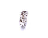 Chocolate and White Diamond Ring A093TR864WBA