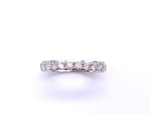 White Gold Diamond Band With Polished Edge A245KB75BW