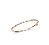 Hinged Bangle Bracelet With Diamonds A330B389913