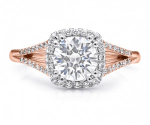 Coast Diamond Rose Gold Engagement Ring A038LC5392RG