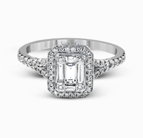 Simon G Mosaic Set Engagement Ring A846MR2556E