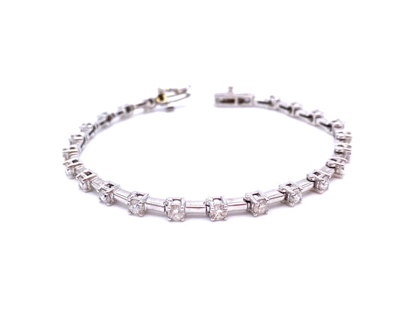 3.02 Carat Diamond Tennis Bracelet A064BR360