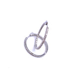 Inside Out Diamond Hoops A093ME7685