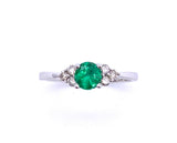 Emerald Ring With Diamond Accents C245HDR1170EWB