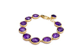 Jorge Revilla Spain Amethyst Bracelet F351PU-129-004AMO