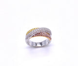 Tri-Color Diamond Ring A093KR22-1