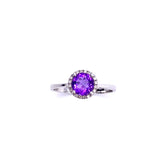 Round Amethyst Ring C223R8486WAM