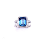 London Blue Topaz Ring C223R13850WLNBT