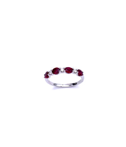 Ruby and Diamond Band Style Ring C093MR979-2