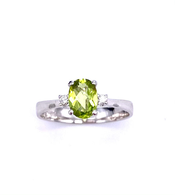 Ova Peridot Ring by Pe Jay Creations C070FD11644PER