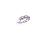 Lovely Diamond Band in White Gold A330B284227